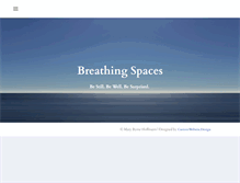 Tablet Screenshot of breathingspaces.us