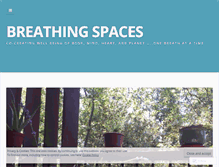 Tablet Screenshot of breathingspaces.net